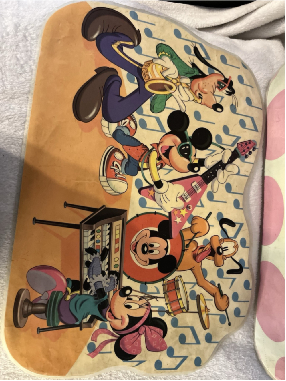 Vintage Disney Mickey Mouse Donald Duck Activity Placemats 1980S SET OF 2 SEE - Picture 7 of 16
